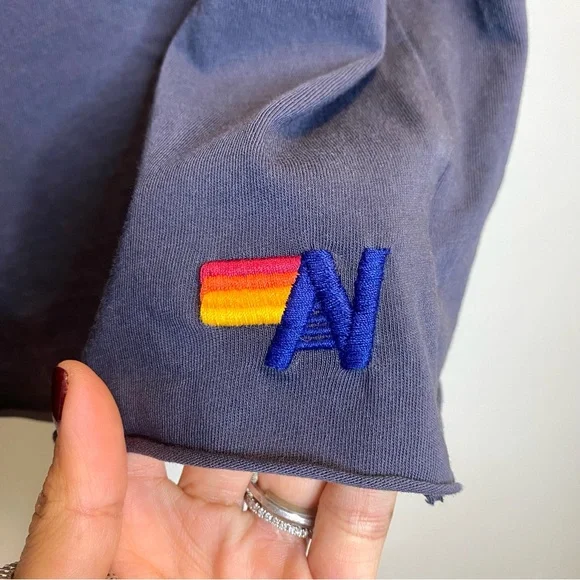 AVIATOR NATION gray California tee RARE - Picture 4 of 16